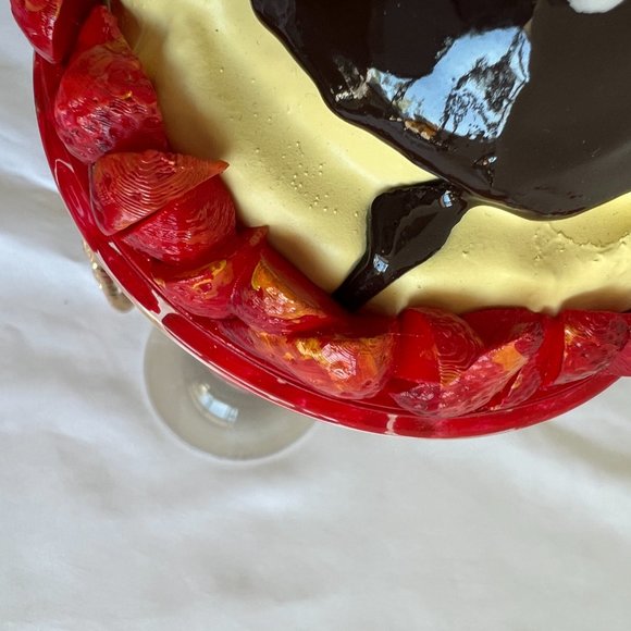 SS22 Moschino Couture Jeremy Scott Diner Red Ice Cream Sundae Crossbody Bag - Picture 10 of 16